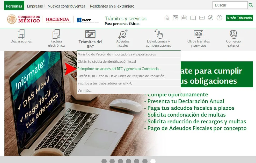 2 constancia de situacion fiscal sat
