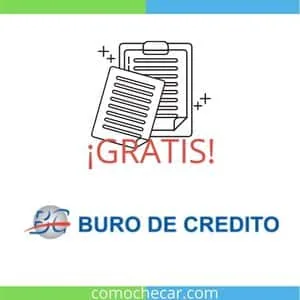 Buro de Credito gratis
