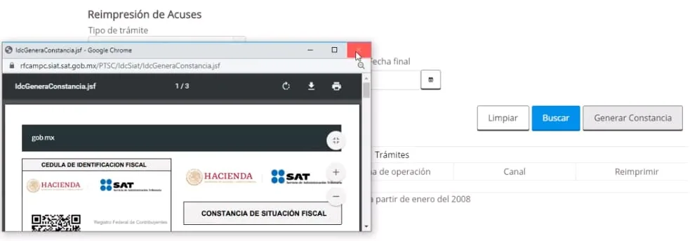 5 constancia de situacion fiscal sat