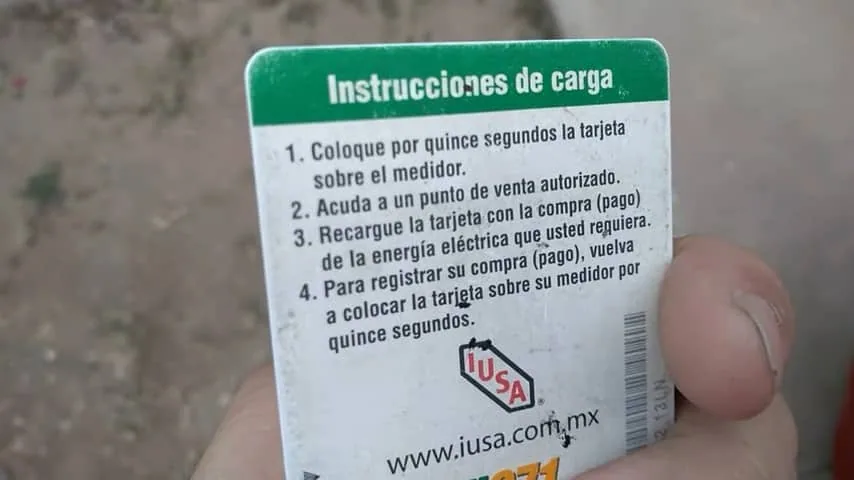 tarjeta inteligente CFE