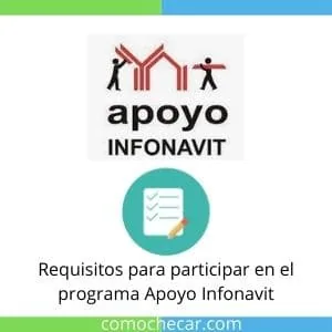 Apoyo Infonavit rquisitos