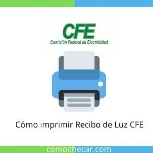 imprimir recibo de luz cfe