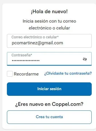 inicia sesion en coppel