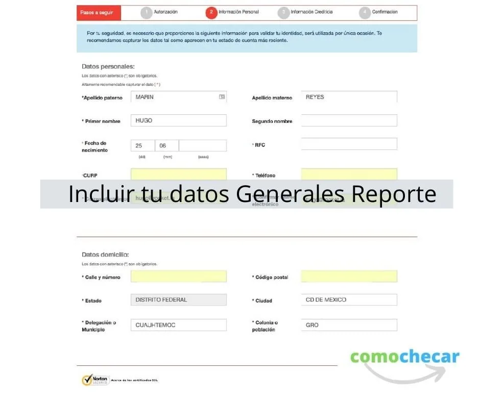 datos generales reporte buro 1
